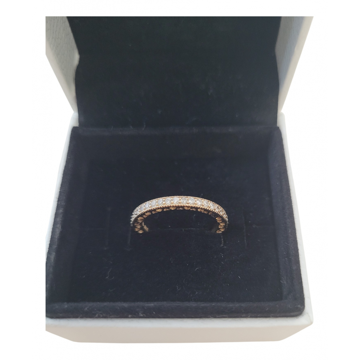 Ring Pandora White size 48 MM in Gold 